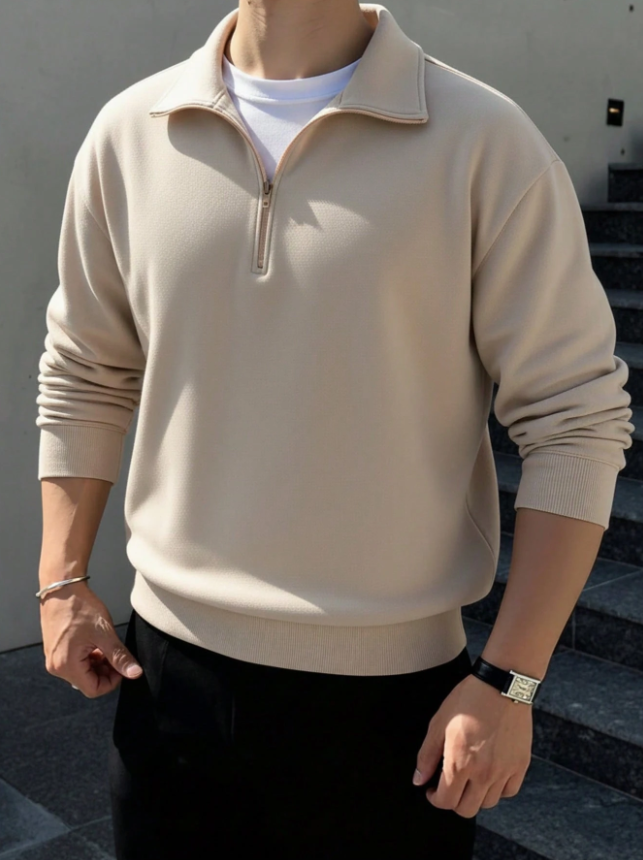 Men’s Half-Zip Casual Sweatshirt